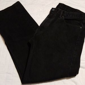 💎Levi's Men's 505 Red Tab Black Jeans 38x32